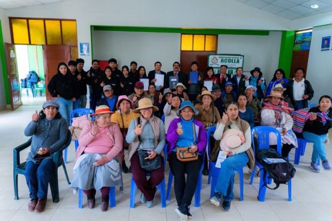 542756534_1230097015810369_5009182694305264025_n Estudiantes de la UPLA impulsan el desarrollo agrícola en Acolla.